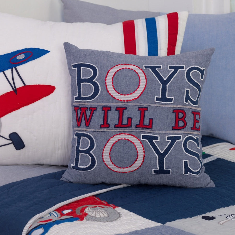 Boys Will Be Boys Pillow