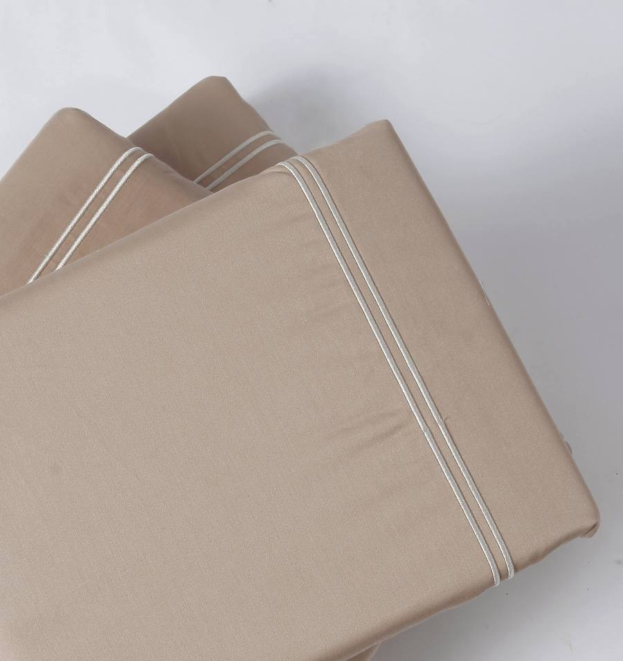 Double - Egyptian Cotton Self-Merrow Duvet Cover - 1000 Thread Count
